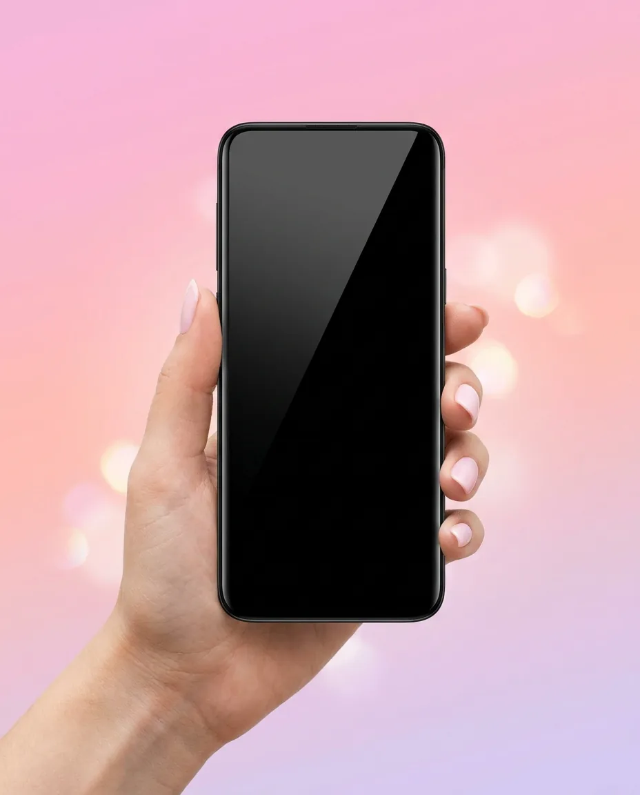 スマートフォンを持つ手。画面には Pair.in のアプリ